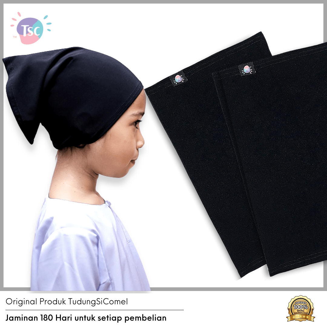 Inner MossCrepe (Kids) (Borong 10 helai) - Image 2