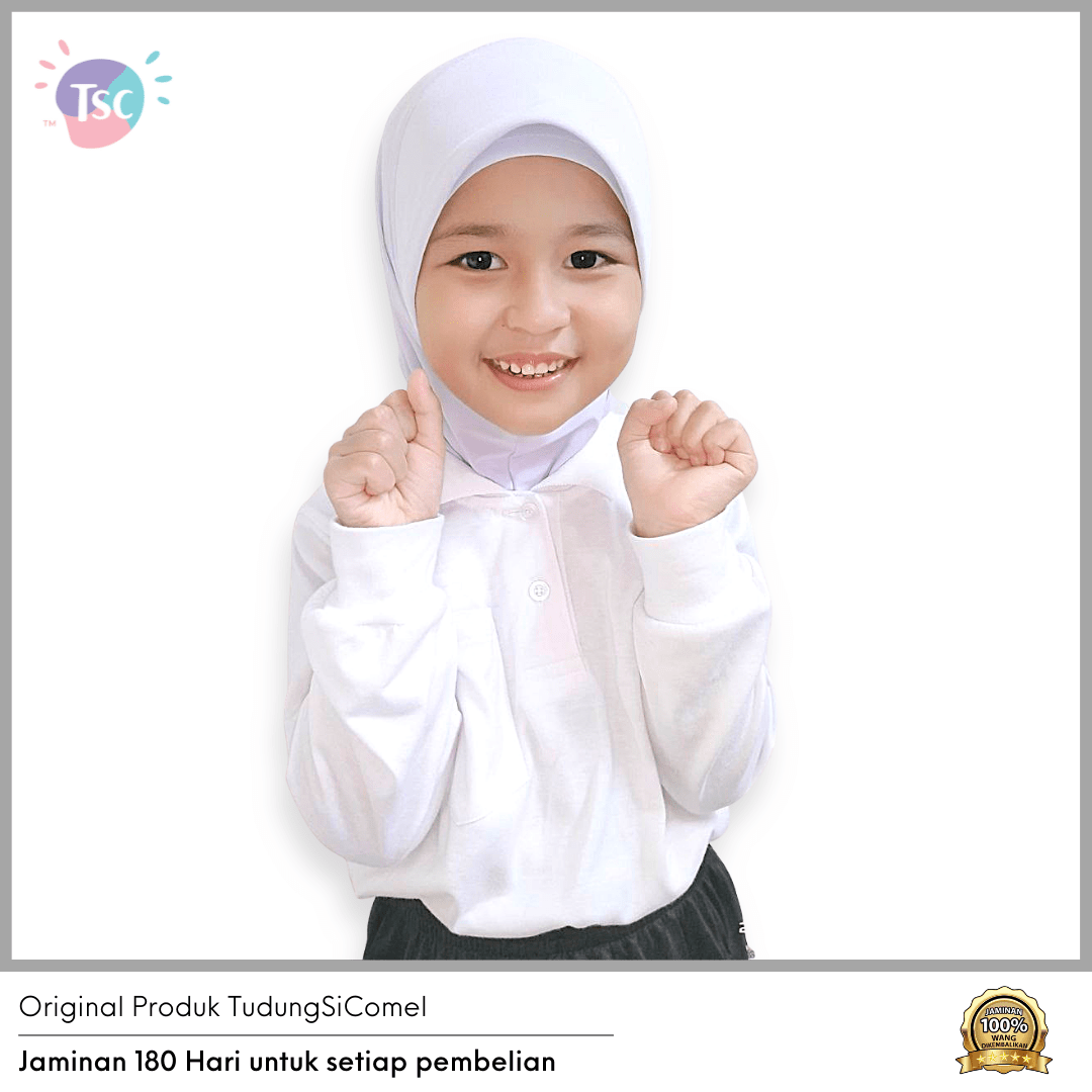 Tudung Pra Sekolah (Borong 10 helai) - Image 2
